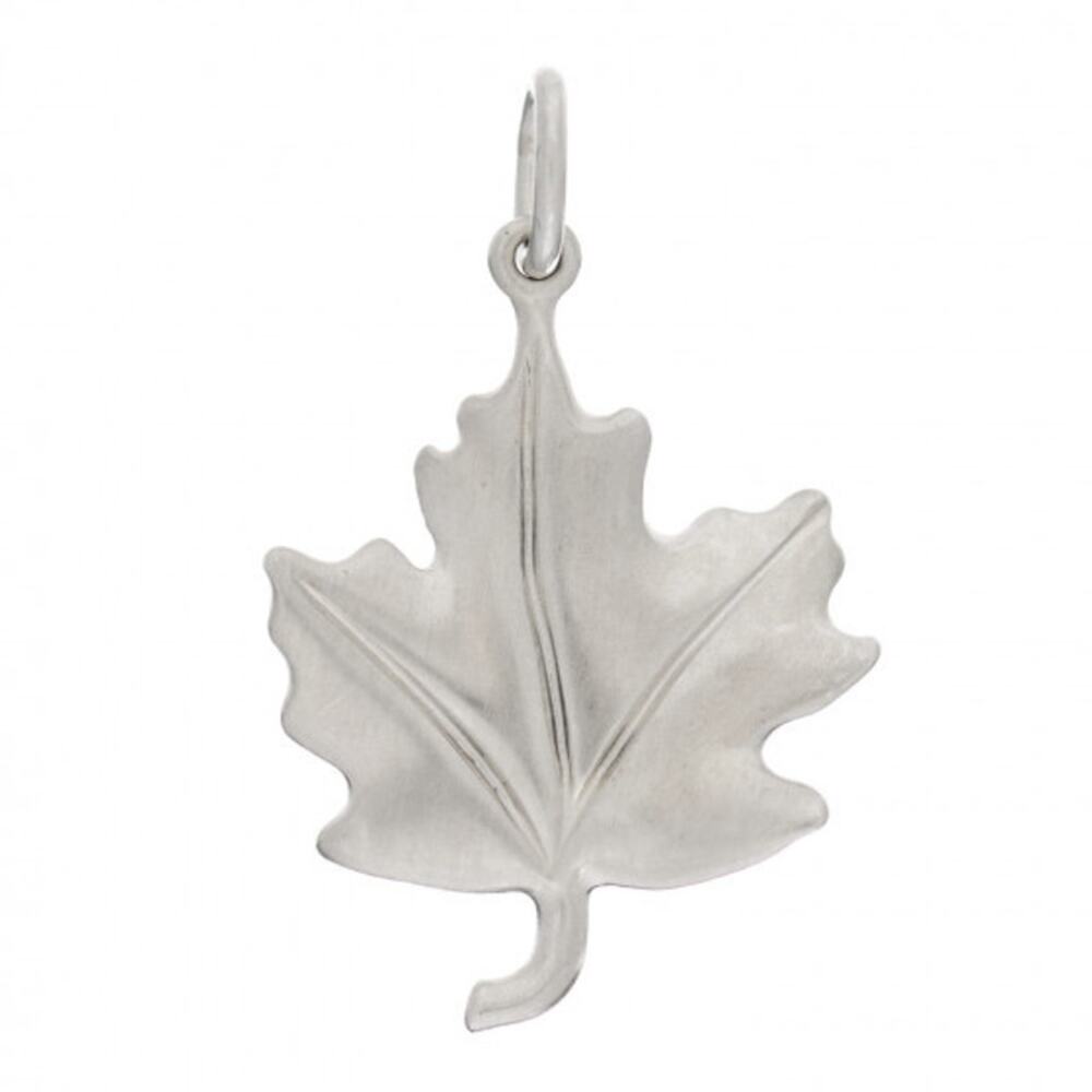 NEW Tiffany & Co. Maple Leaf Charm Pendant for bracelet or Necklace Sterling 925